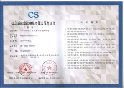 CS系统集成资质办理的意义、流程与所需资料